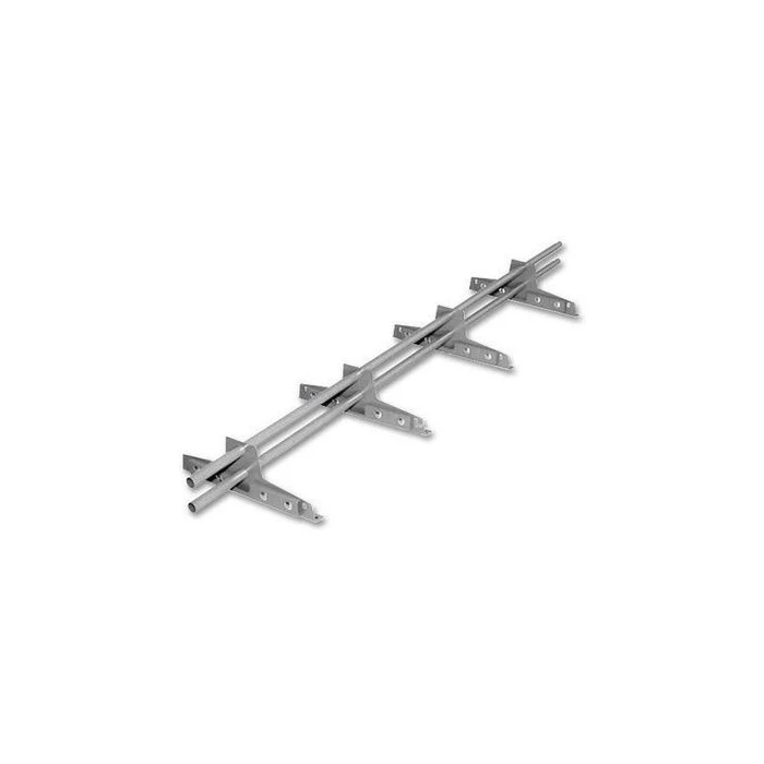 Снегозадержатель Стандарт Т4 d 25 RAL7004 (3м., 3 кроншт.)
